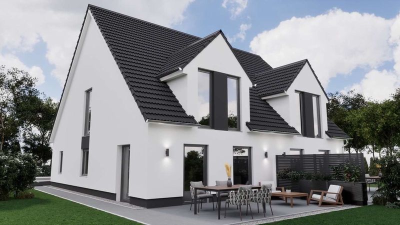 TRAAR | NEUBAU, Doppelhaushälfte, Bodenplatte, FBH, A+, PV, Lüftung